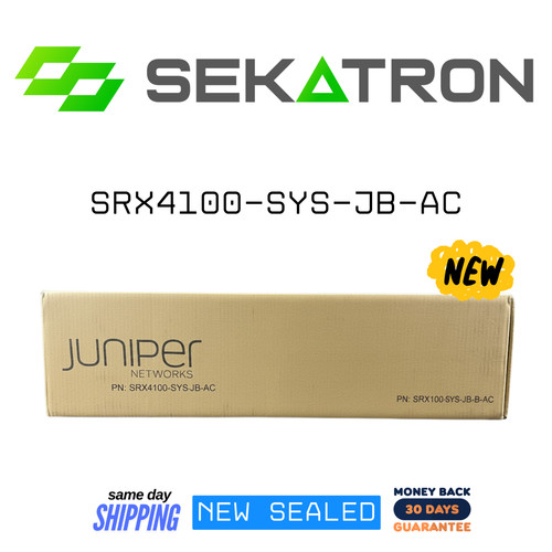 New juniper srx4100 - juniper, srx4100-sys-jb-ac